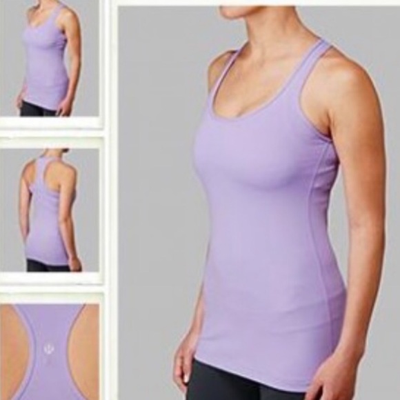 lululemon athletica Tops - Lululemon cool racerback lavender tank top